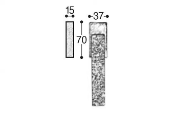 COSMO - DK bronze window handle by GIARA ART DESIGN-BRONZE - view 3